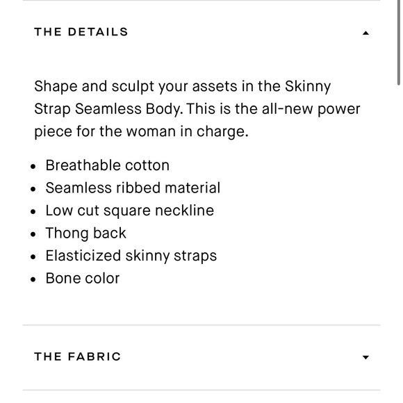 Brand New never worn Good American bodysuit in bone color - Picture 4 of 7